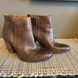 Lucky Brand Brown Ankle Boots